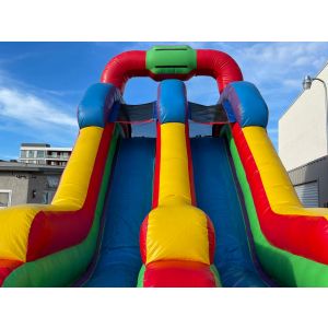 Dual Lane Mega Fun Dry Slide   (sku D313)