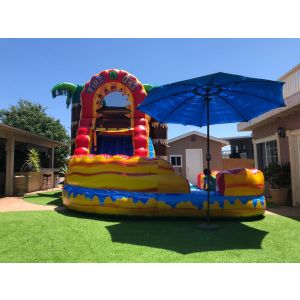 Fire And Ice Combo Water Slide (Sku W280)