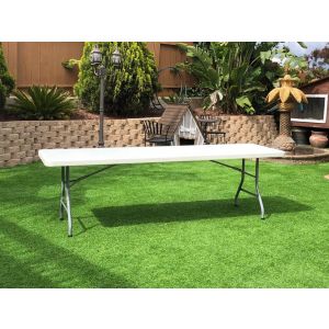 8 feet White Rectangular Folding Table in San Diego