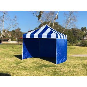 10x10 Blue Canopy with Walls in San Diego