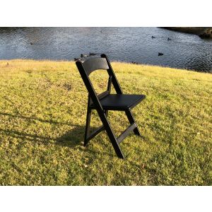 Black Resin Chair at San Diego