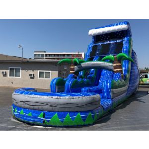 Dual Lane Tsunami Water Slide (SKU W459)