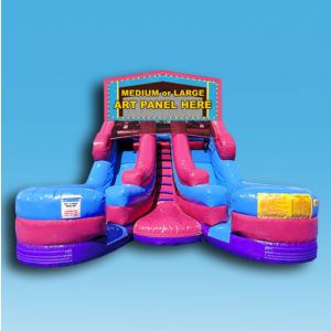 Dream Module Double Slide Water Slide Jumper at San Diego