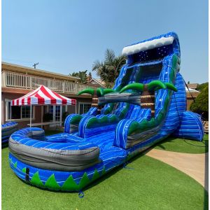 Single Lane Tsunami Water Slide (SKU W454)